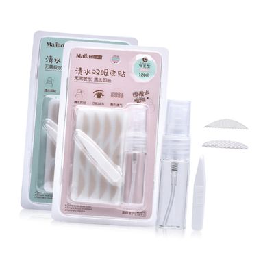 Beatifufu 1pack Double Patch Lace Stickers Care for Thin Eyelids Easy Application Natural Look for Women