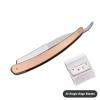 Colorful Manual Shaving Straight Razors Single Edge Blades Foldable Stainless Hair Removal Beard Face Underarm Body Groomers Eyebrow Trimmers Barber Razors Moustache Beard Removal (Color : TD106CHD-2 view 2