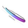 Colorful Manual Shaving Straight Razors Single Edge Blades Foldable Stainless Hair Removal Beard Face Underarm Body Groomers Eyebrow Trimmers Barber Razors Moustache Beard Removal (Color : TD106CHC-2 view 4