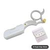 Gold Black Silver Gear Shaped Handle Design Razors With Blades Hair Removal Shaving Knife Beard Face Underarm Stainless Body Eyebrow Trimmers Barber Razors Moustache Beard Removal (Color : Silver-25 view 2