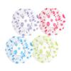 HAKIDZEL 4pcs Shower Caps for Women Peva Dot Pattern Bathing Hat Lightweight Sauna Caps for Thick Essential Hair Care Accessories view 1