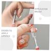 HAKIDZEL 9pcs Silicone Lip Brush Lip Brushes Cover for Lipstick Gloss Concealer Mask Applicator Easy to Clean Small Makeup view 4