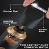 RAXMETRY Manscape Body Hair Trimmer for Men-3 in 1 Electric Razor Groin Groomer,IPX7 Waterproof,Versatile Hair Trimmer for Ball/Pubic/Chest/Beard/Nose,USB-C Rechargeable,Gifts for Him Dad view 2