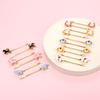 16PCS Derby Hair Clips Derby Bobby Pins Enamel Horseshoes Rose Flower Horse Hair Barrettes Horse Racing Hair Accessories Derby Day Gifts view 3