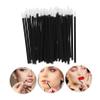 FOMIYES 200pcs Hollow Lip Brush Lipstick Wands Brush for Makeup Lip Mask Brush Makeup Use Lipstick Brush Lip Mask Applicator Lipstick Applicator Beauty Salon Supplies Cosmetics Brush, Black view 2