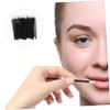 FOMIYES 200pcs Hollow Lip Brush Lipstick Wands Brush for Makeup Lip Mask Brush Makeup Use Lipstick Brush Lip Mask Applicator Lipstick Applicator Beauty Salon Supplies Cosmetics Brush, Black view 3