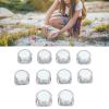 10 PCS Cream Jar, Empty Plastic Jars Pot, Reusable Leakproof Cosmetic Containers for Creams Lotions Cosmetics DIY view 4