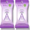 Almay Face Makeup Remover Wipes, Longwear & Waterproof, Hypoallergenic, Fragrance Free, Dermatologist & Ophthalmologist Tested, 25 Count (Pack of 2) view 1