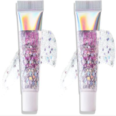 Body Glitter by Wet n Wild Fantasy Makers Glitter Gel Silver Seeing Double (Pack of 2)