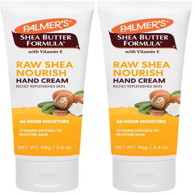 Palmer's Shea Butter Formula Hand Cream for Dry, Cracked Skin. Travel Size Hand Lotion, 3.4 Ounce (Pack of 2)