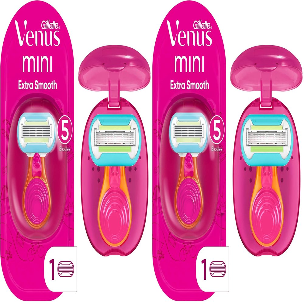 Gillette Venus Snap Cosmo Pink with Extra Smooth Women's Razor (Pack of 2)