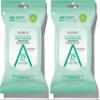 Almay Makeup Remover Cleansing Towelettes, Biodegradable Clear Complexion Wipes for Oily and Acne Prone Skin, Hypoallergenic, Cruelty Free, Fragrance Free, 25 Count (Pack of 2) view 1