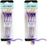 About Body Spa Shave 4-Blade Disposable Razors, Premium Disposable Shavers With Coconut Oil Moisture Pad, 4 Count (Pack of 2) view 1