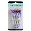 About Body Spa Shave 4-Blade Disposable Razors, Premium Disposable Shavers With Coconut Oil Moisture Pad, 4 Count (Pack of 2) view 2