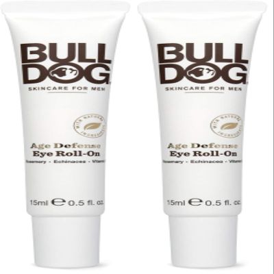 BULLDOG Mens Skincare and Grooming Age Defense Eye Roll On, 0.5 Ounces (Pack of 2)