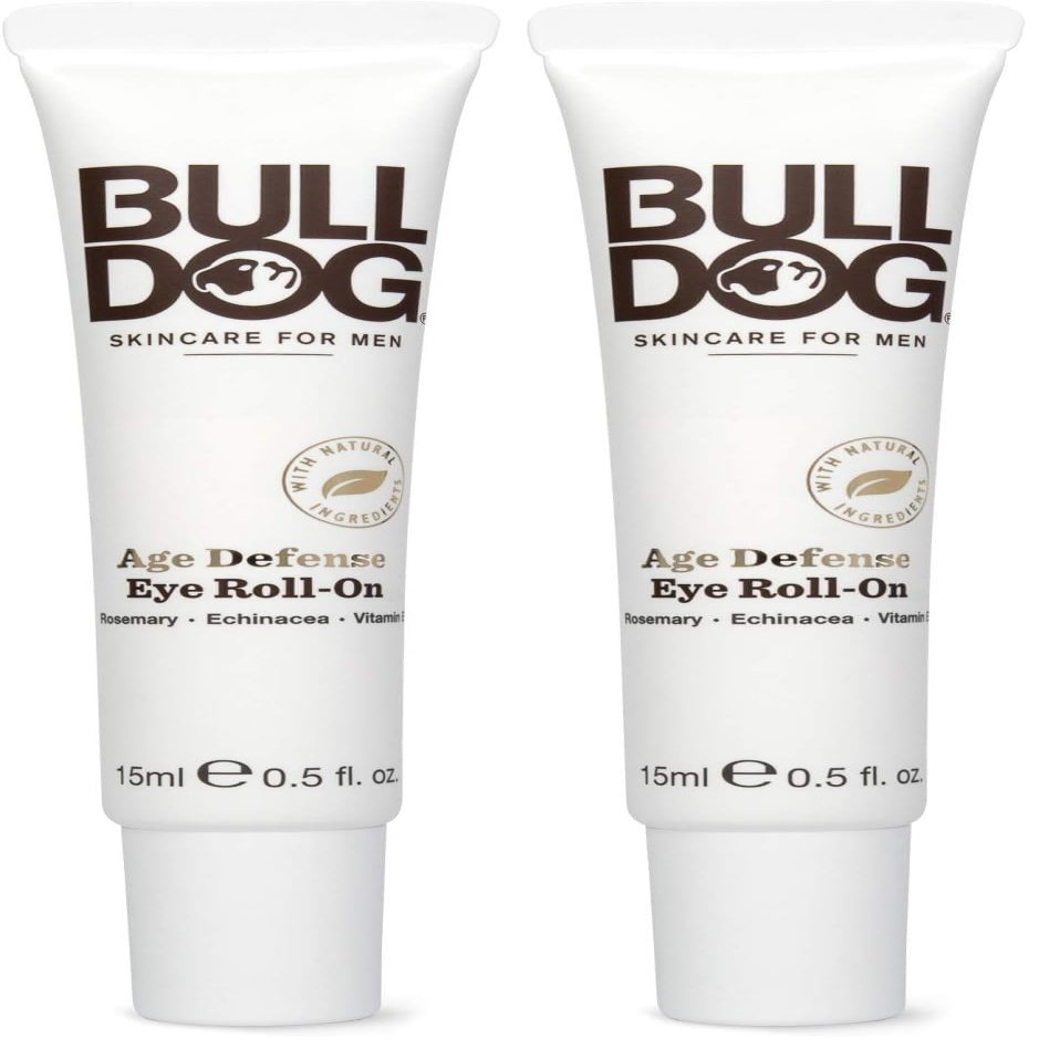 BULLDOG Mens Skincare and Grooming Age Defense Eye Roll On, 0.5 Ounces (Pack of 2)