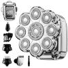 Head Shaver for Bald Men,2024 Upgrade 9-in-1 Mens Electric Shaver Bald Head Shaver for Men,Electric Razor for Bald Men IPX7 Waterproof Rotary Shaver Grooming Kit with LED Display view 1