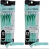 Kai About Face Body Twin Blade Pivoting Disposable Razors; 12 Shavers for Women; Curve-Hugging Pivoting Head with Aloe & Vitamin E Strip, Shaving Razors for Women (Pack of 2) view 1