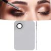 Cosmetics Makeup Mixing Palette, Stainless Steel Mixing Palette with Spatula Professional Cosmetic Makeup Metal Mixing Palette Nail Art view 4