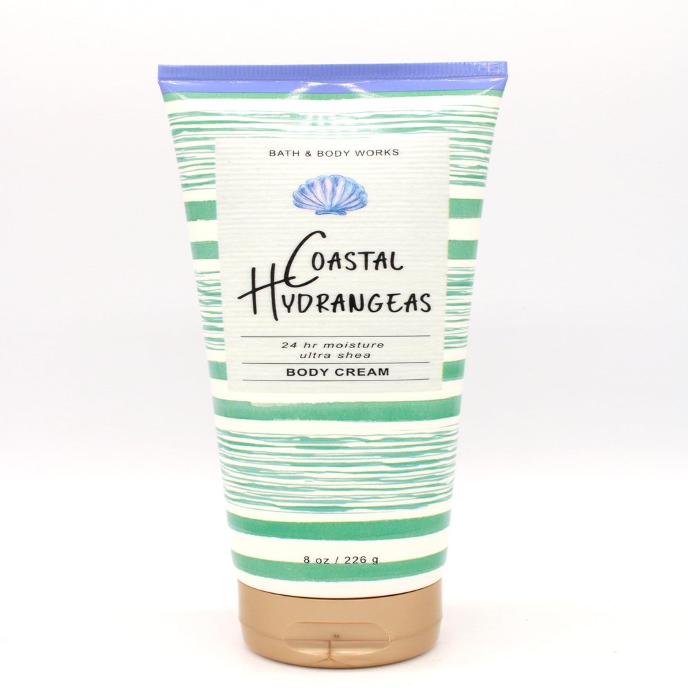 Generic Coastal Hydrangeas, Bath and Body, Ultra Shea Body Cream, 8 oz