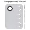 Cosmetics Makeup Mixing Palette, Makeup Mixing Plate Stainless Steel Professional Pigment Blending Palette Spatula Rectangle Shape view 2
