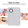 Cosmetics Makeup Mixing Palette, Makeup Mixing Plate Stainless Steel Professional Pigment Blending Palette Spatula Rectangle Shape view 4