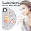 Cosmetics Makeup Mixing Palette, Makeup Mixing Palette Stainless Steel Spatula Paint Pigment Lipstick Color Blending Plate DIY Color Dual Head Spatula Stainless Steel Makeup view 2