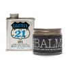 18.21 Man Made Absolute Mahogany Beard Oil & Beard Balm 2-Set Bundle, All Hair & Skin Types for Men, Strengthens and Moisturizes in a Manly Aroma view 1