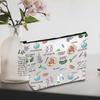 JXGZSO Funny Science Nerd Geek Gift Science Biology Makeup Bag Lab Tech Cosmetic Bag Biology Lover Gift Biologist Survival Kit Bag view 4
