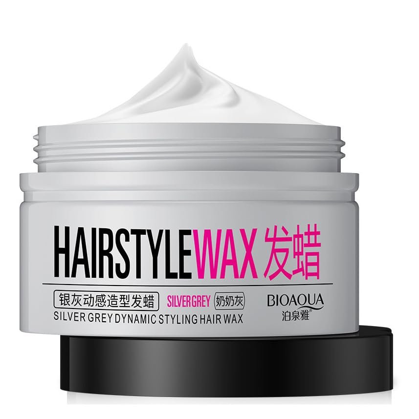 PANKERS Curling Mousse, Curl Styling (Silver Gray Hair Wax [100g BQY])