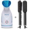 Facial Steamer Ionic Face Steamer for Home Facial, Warm Mist Small Facial Steamer for Deep Cleaning Unclog Pores with Blackhead Remover, Aromatherapy Kit for Personal Home SPA (Blue) view 1