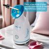 Facial Steamer Ionic Face Steamer for Home Facial, Warm Mist Small Facial Steamer for Deep Cleaning Unclog Pores with Blackhead Remover, Aromatherapy Kit for Personal Home SPA (Blue) view 3