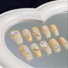 Handmade Wearing Nail Advanced Gradient Nail Patch Autumn and Winter Gentle and Elegant Nail Products 10pcs view 3