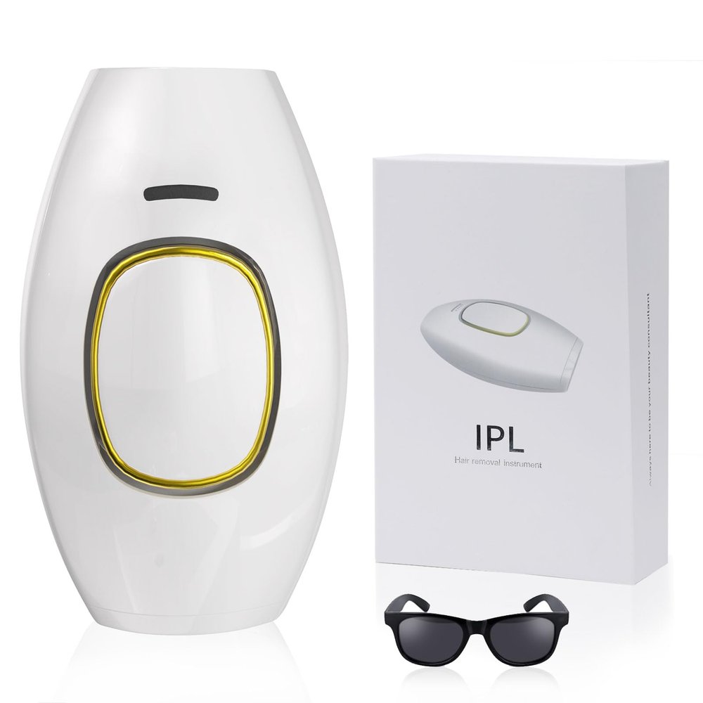 Playexen IPL Laser Hair Removal, Laser Hair Removal Device for Women Man, Painless Full Body & Face Hair Removal at Home (White)