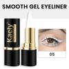 evpct 1Pcs White Gel Eyeliner Pencil Eye Black Face Paint Stick Makeup Set Waterproof Matte Cream Crayon Eyeliner Pencil Set Cat Eye Liners Eyeshadow Guide delineador de ojos contra el agua view 2