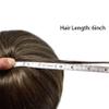 Mens Toupee Real Human Hair Replacement System Durable Thin Skin Toupee For Men Hair Piece Injection PU Hair Unit Brown Black Gray Wigs For Man 7"x9", #420 4# Medium Brown with 20% Grey view 4