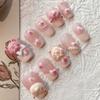 New Wearing Nail Cute Pig Nail Whitening, Detachable and Durable Nail Patch Short Style 10pcs (Size : M) view 1