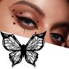 butterflies Eyeliner Stencil | butterflies Eyeliner Stamp | Eyeliner Stencils for Eyes Wing | Winged Eyeliner Stamp | Eyeliner Stencils | Reusable and Flexible Eyeliner Applicators Shaper Tool view 1
