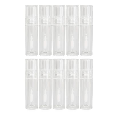 10-Pack 5ml Empty Refillable Lip Balm Bottles, Lip Gloss Tubes with Wand for DIY Makeup Lipstick Holder, Cosmetic Lip Oil Containers