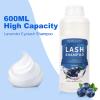 ARISON LASHES Eyelash Extension Shampoo 600ml / Eyelid Foaming Cleanser/Wash for Extensions and Natural Lashes/Paraben & Sulfate Free Safe Makeup & / Professional & Self Use (Blueberry) view 2