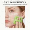 KYDA 200 Sheets Face Oil Blotting Paper, Included Refills, Mirror and Puff, Oil Absorbing Sheets for Matte Makeup, Controls Shine, Absorb Excess Oil, Travel Size Gentle Face Makeup, Green Tea view 3