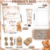 Dimsile 50 Sets Baby Shower Hand Cream with Organza Bag Thank You Card Baby Shower Wedding Gifts for Guests Bridal Wedding Favors for Guests, Thank You Gifts for Women(Brown Bear) view 4