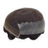 NinthAvenue Basics Toupee For Men Hair System Swiss Lace Men Toupee European Human Hairpiece Men Hair Replacement System Bleachedknot (1# Jet Black, 8x10""-100% Light Med-Light Density) view 1
