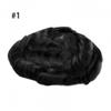 NinthAvenue Basics Toupee For Men Hair System Swiss Lace Men Toupee European Human Hairpiece Men Hair Replacement System Bleachedknot (1# Jet Black, 8x10""-100% Light Med-Light Density) view 2