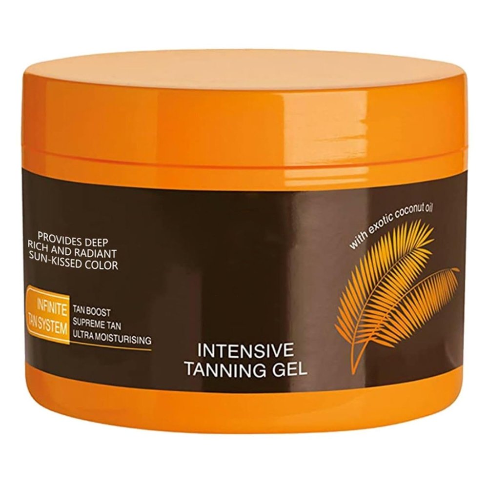 Intensive Tanning Gel, Natural Tanning Lotion, Brown Intense Tanning Gel For Body Outdoor Summar Beach Women For Sunbeds & Outdoor Sun