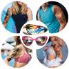 77 Sheets Temporary Tattoo for Women and Men, 17 Sheets Half Arm Beach Flower Skull Sunset Fake Tattoos, 60 Sheets Holiday Ocean Tiny for Adults Kids Body Tattoos Stickers Waterproof Realistic view 3