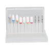 10Pcs Nail Drill Bits Set with Storage Box - Tungsten Steel & Ceramic Manicure Pedicure Drill Bits for Acrylic Gel Nails, Home Salon Use, Professional Nail Art Tools view 1