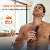 MAXGROOM Manscape Body Hair Trimmer for Men, Waterproof Pubic, Groin & Ball Shaver, No-Nick Mens Electric Grooming Kit with LED Display, USB Rechargeable, Adjustable Guide Comb view 2