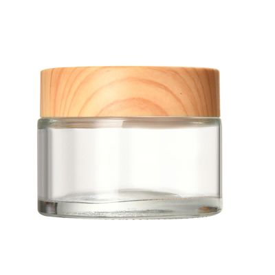 1PC Cosmetic Sample Empty Container Glass Round Small Jars With Lids For Makeup Eye Powder Paint Jewelry Glass Cosmetic Containers With Lids