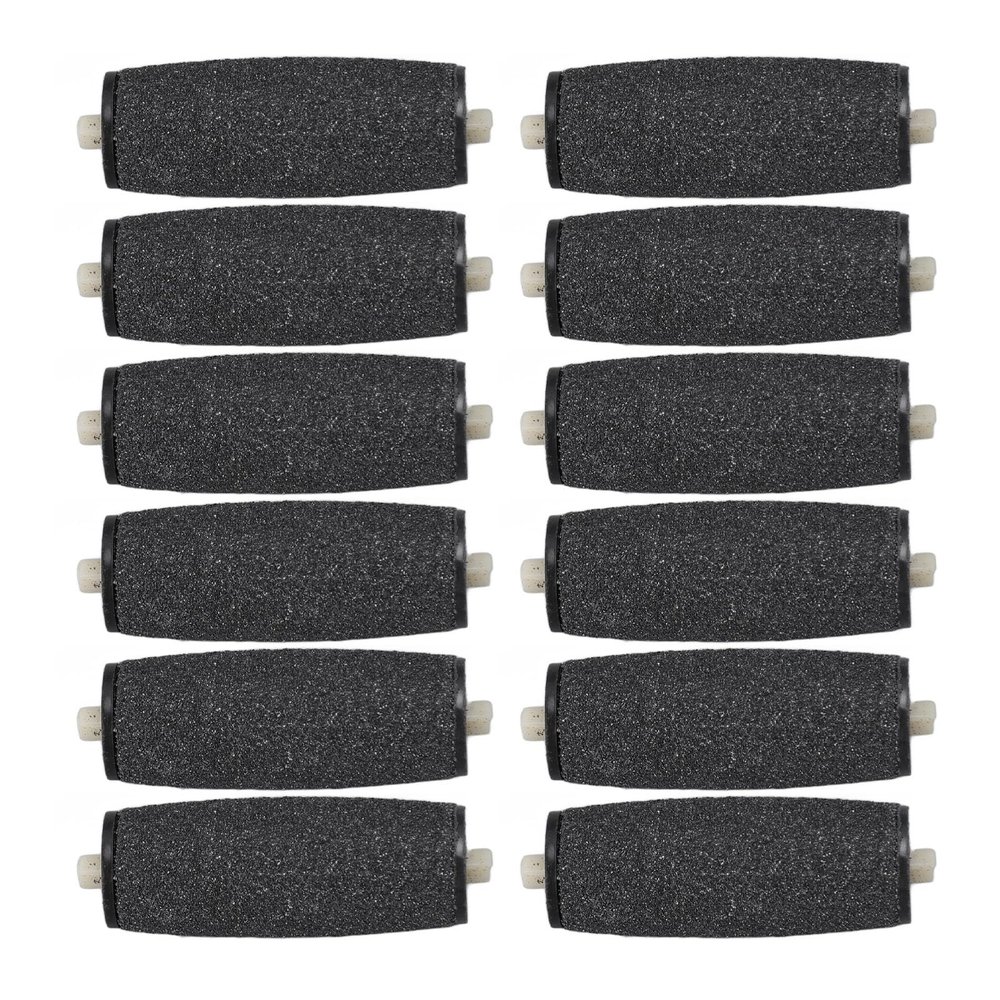 12Pcs Extra Coarse Replacement Roller Foot Grinder Replacement Head Remove Dead Skin Callus Remover for Foot Grinder(5.5 x 2cm / 2.2 x 0.8in)